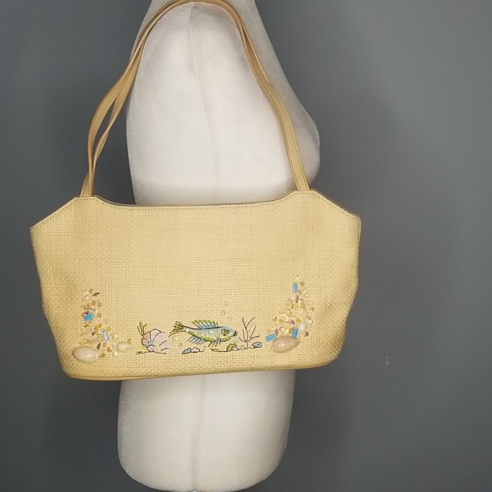 Fossil Forever Woven Straw Shoulder Women’s Bag